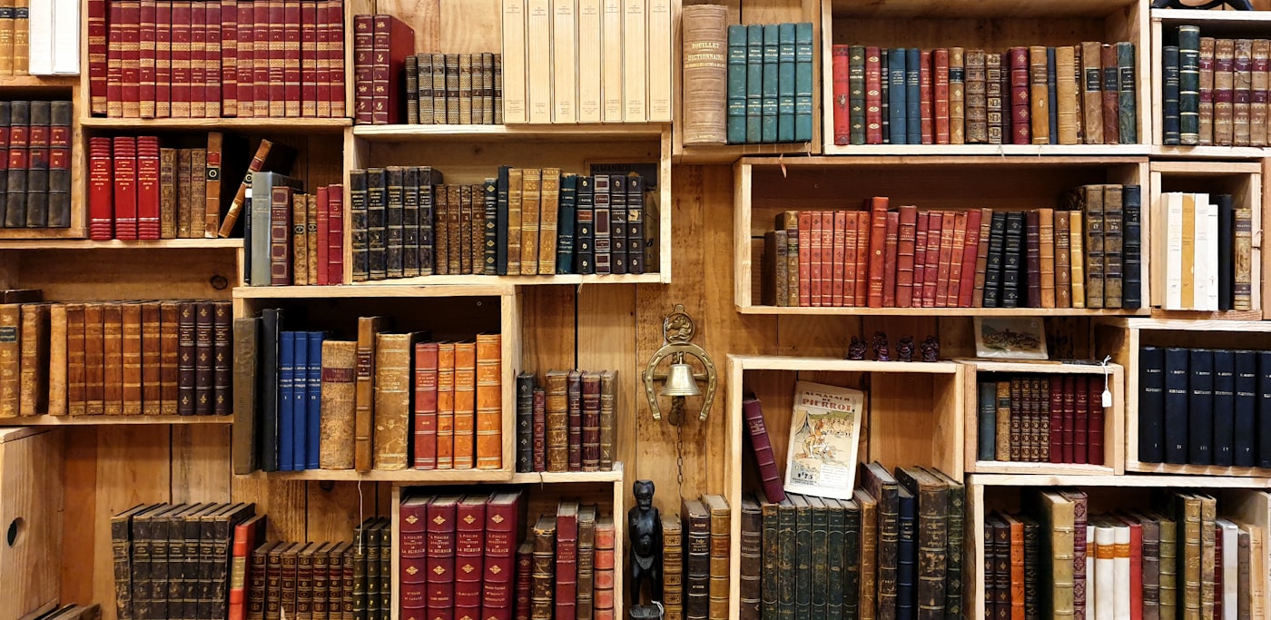 Rijk gevulde boekenkast